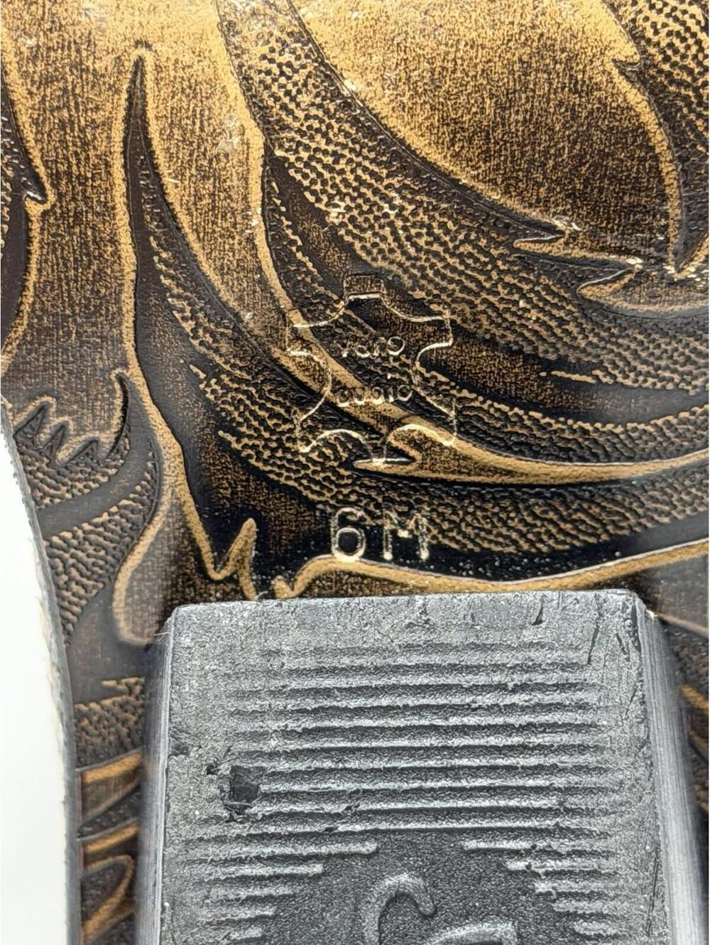 Donald J Pliner Size 6M Snake Skin Western Couture Collection Mule Italy P73C - Picture 14 of 14